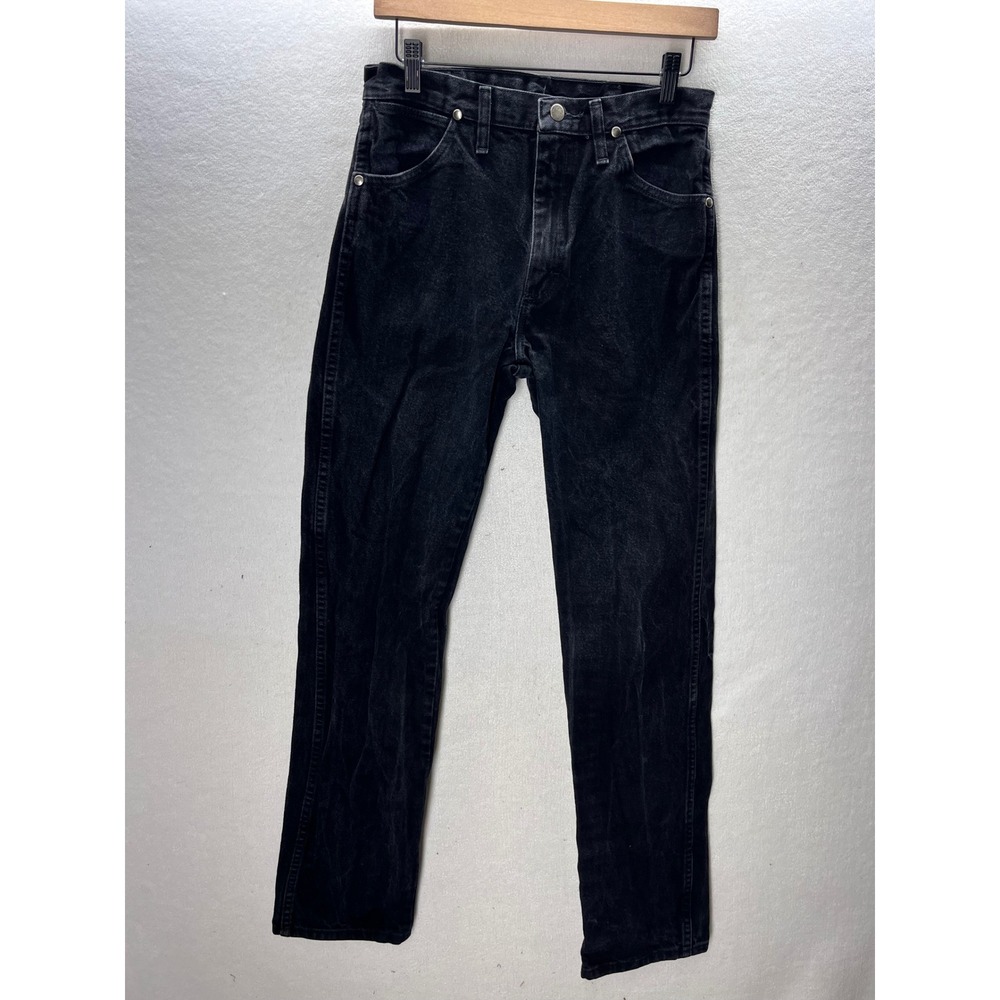 Wrangler‎ Jeans Mens 30x34 Black Cowboy Cut Straight Leg 1013MSEWK 3289